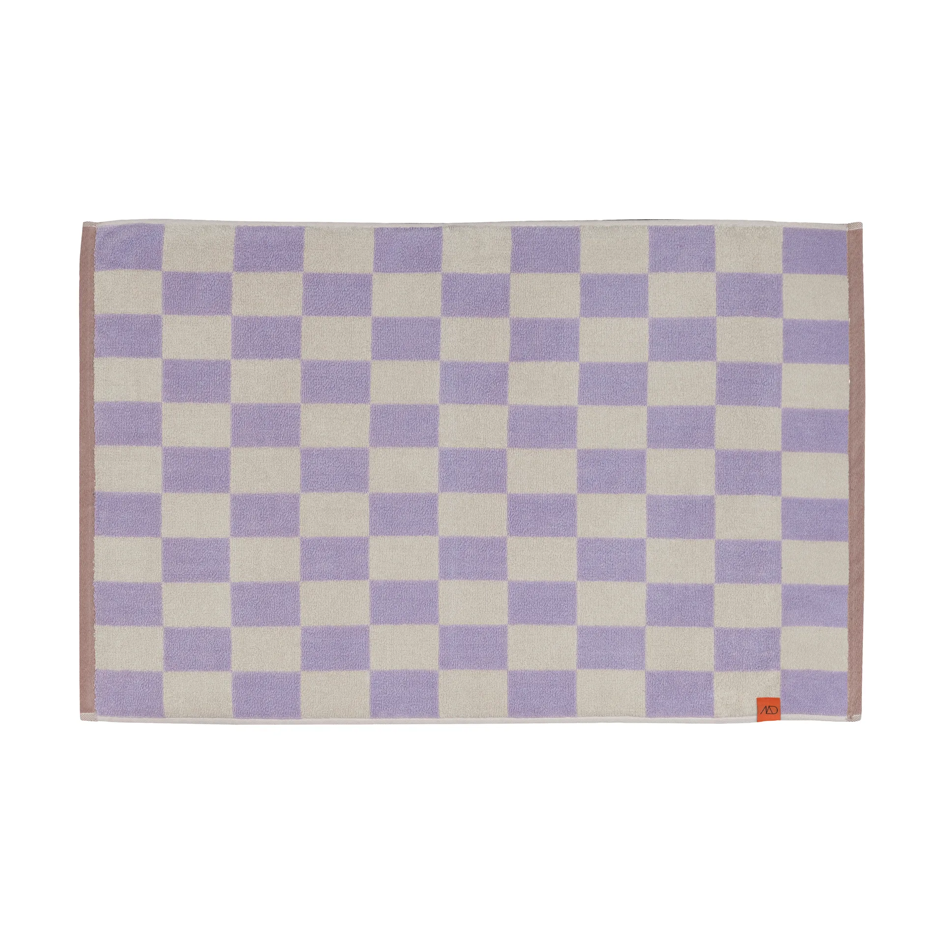Retro bathroom mat 50x80 cm, Lilac Mette Ditmer