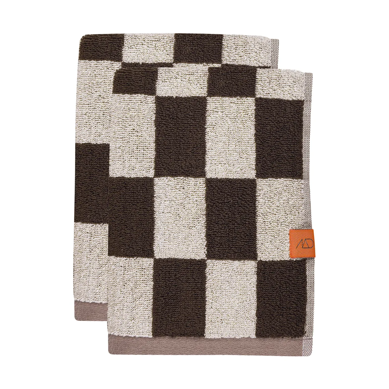 Mette Ditmer Retro guest towel 40x55 cm 2-pack Chocolate