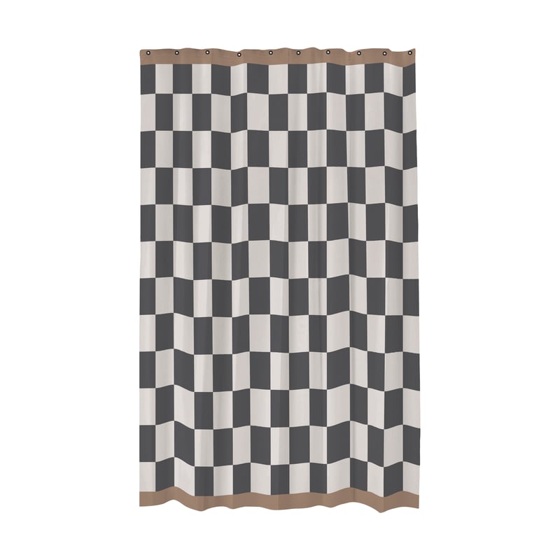 Mette Ditmer Retro shower curtain 150x200 cm Dark grey
