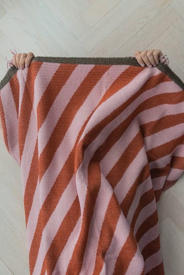 Retro throw 125x170 cm - Rust - Mette Ditmer