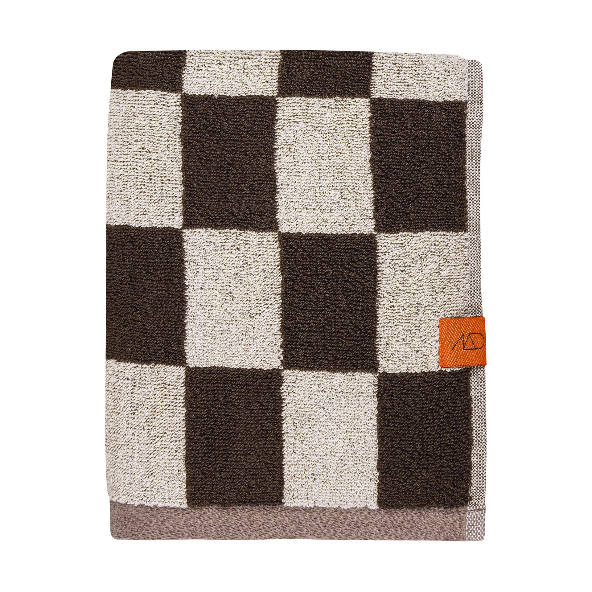Retro towel 50x90 cm, Chocolate Mette Ditmer