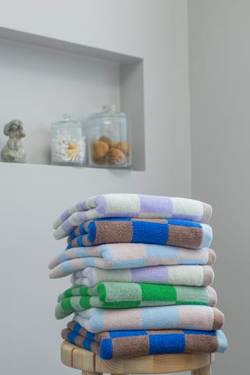 Retro towel 50x90 cm - Classic green - Mette Ditmer