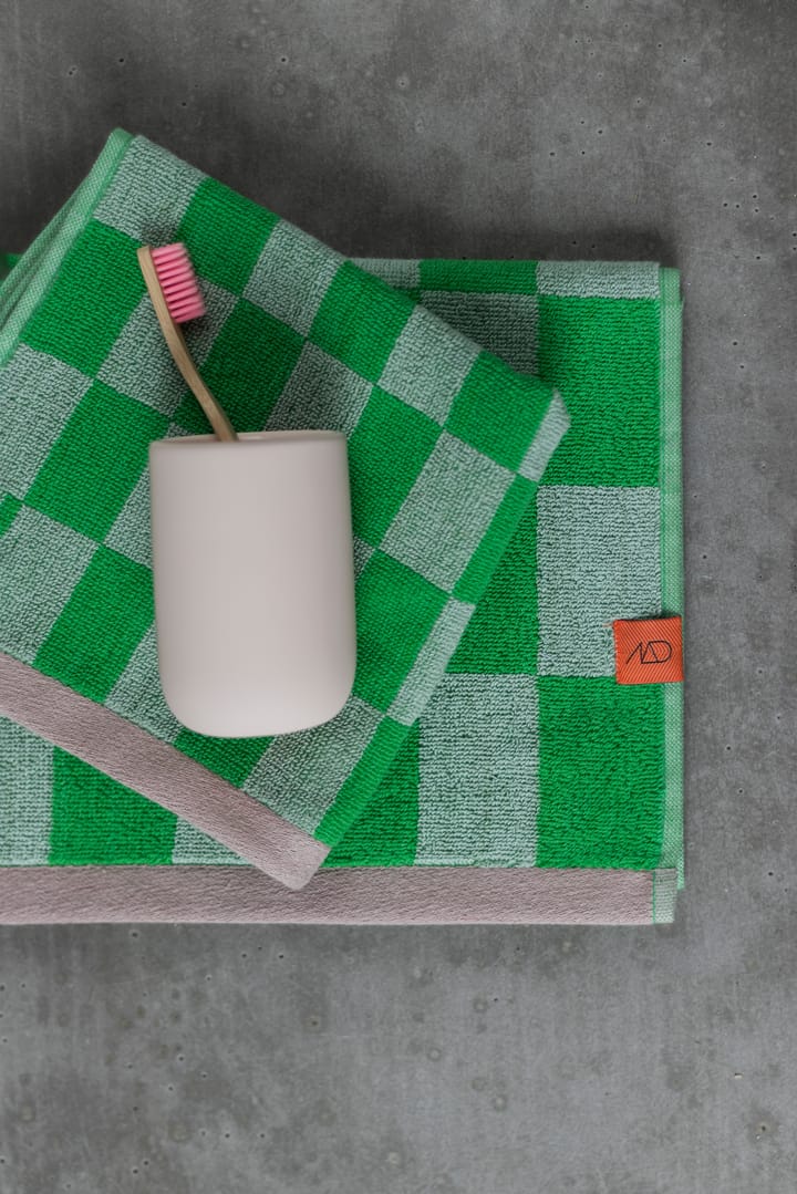 Retro towel 50x90 cm, Classic green Mette Ditmer