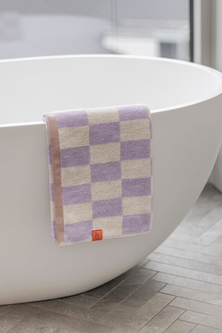 Retro towel 70x133 cm - Lilac - Mette Ditmer