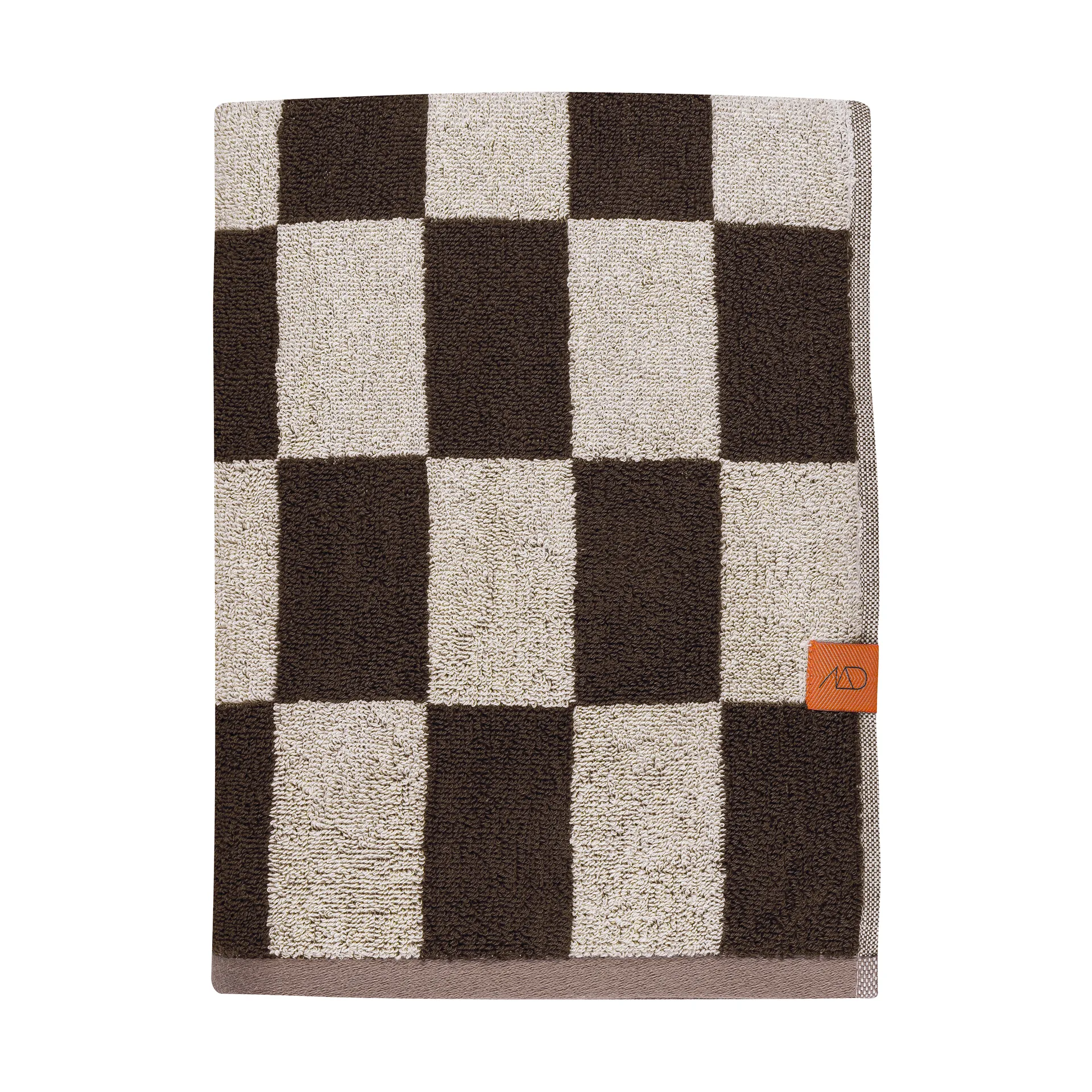 Retro towel, Chocolate, 70x133 cm Mette Ditmer