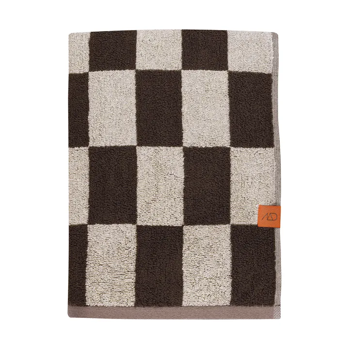 Retro towel - Chocolate, 70x133 cm - Mette Ditmer
