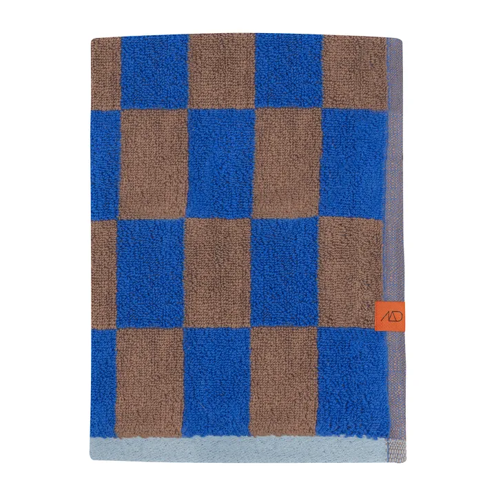 Retro towel - Cobalt, 70x133 cm - Mette Ditmer