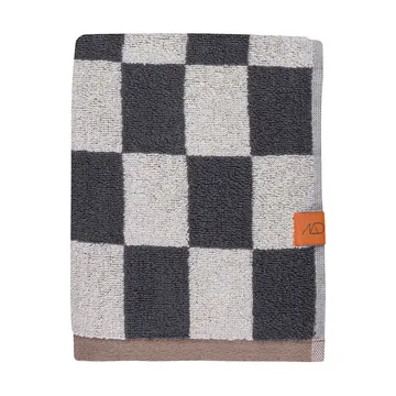 Retro towel - Dark grey, 50x90 cm - Mette Ditmer