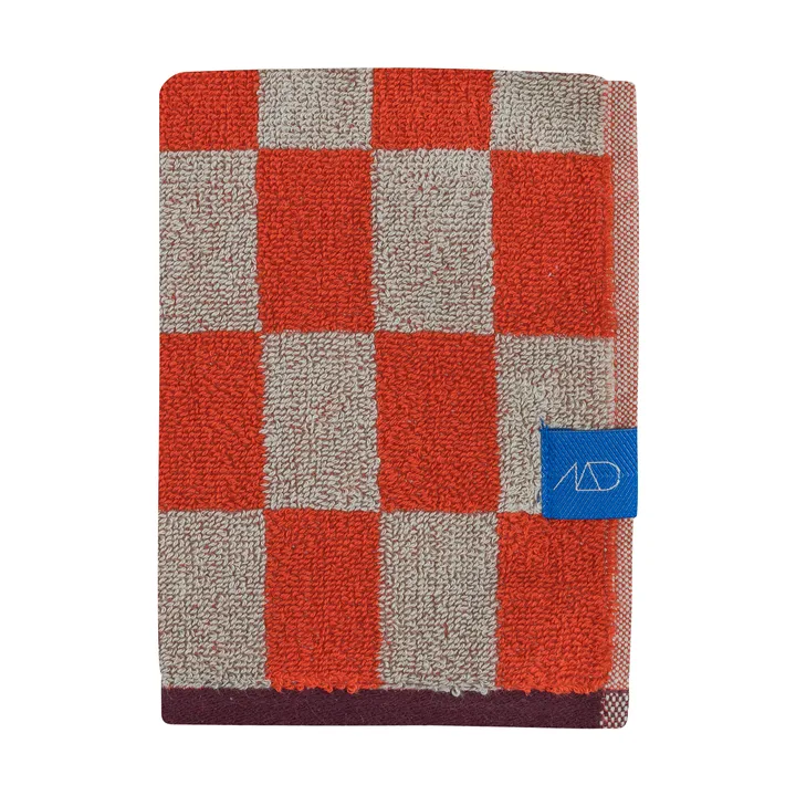 Retro towel - Dark orange, 40x55 cm - Mette Ditmer