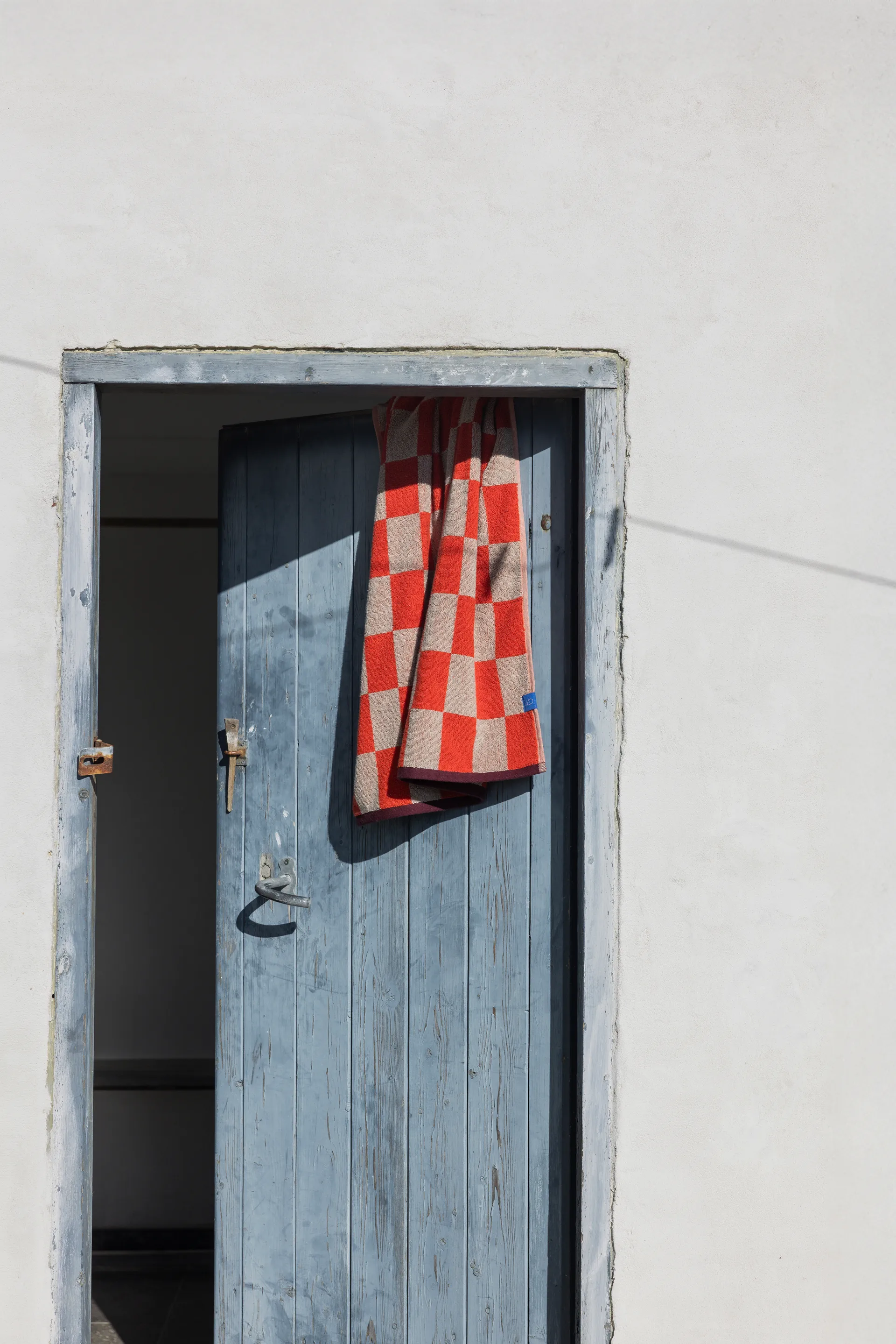 Retro towel, Dark orange, 50x90 cm Mette Ditmer