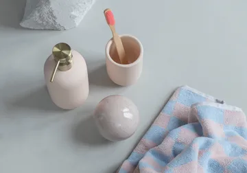 Retro towel - Light blue, 40x55 cm, 2-pack - Mette Ditmer