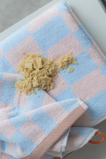 Retro towel - Light blue, 50x90 cm - Mette Ditmer