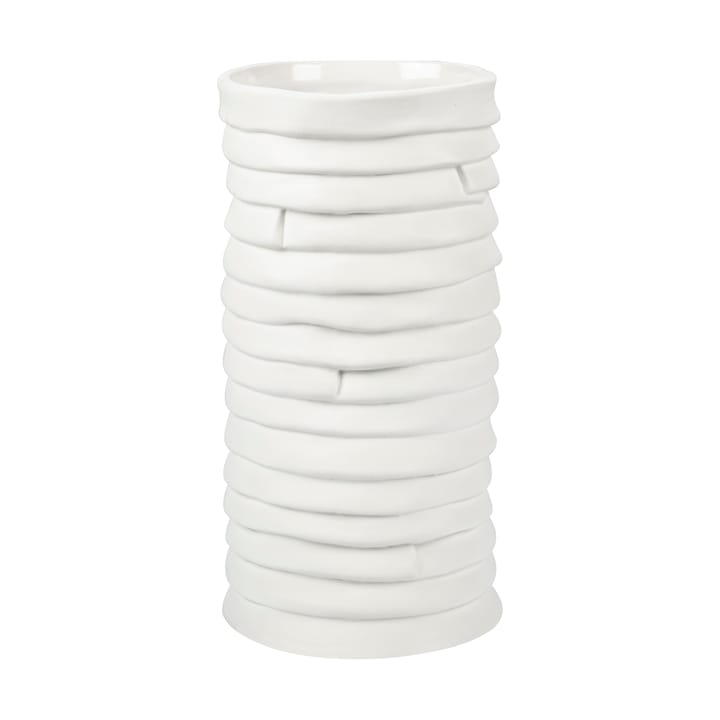 Ribbon vase large 20 cm - Off-white - Mette Ditmer