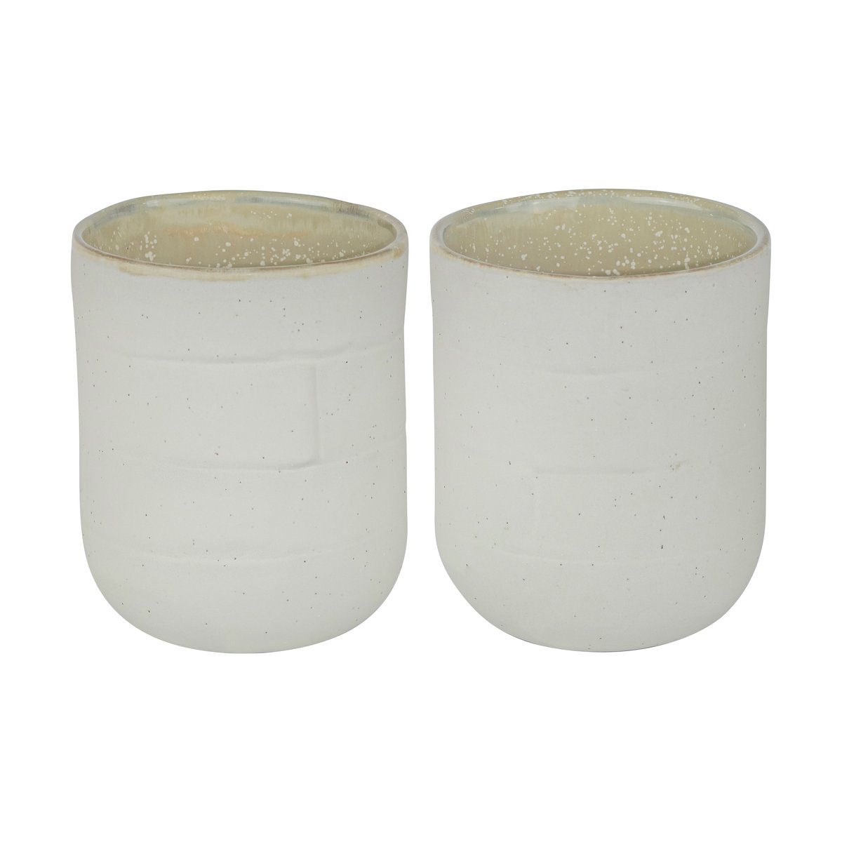 Mette Ditmer Sand Grain mug 30 cl 2-pack Straw | Scandinavian Design | Coffee cups | Beige