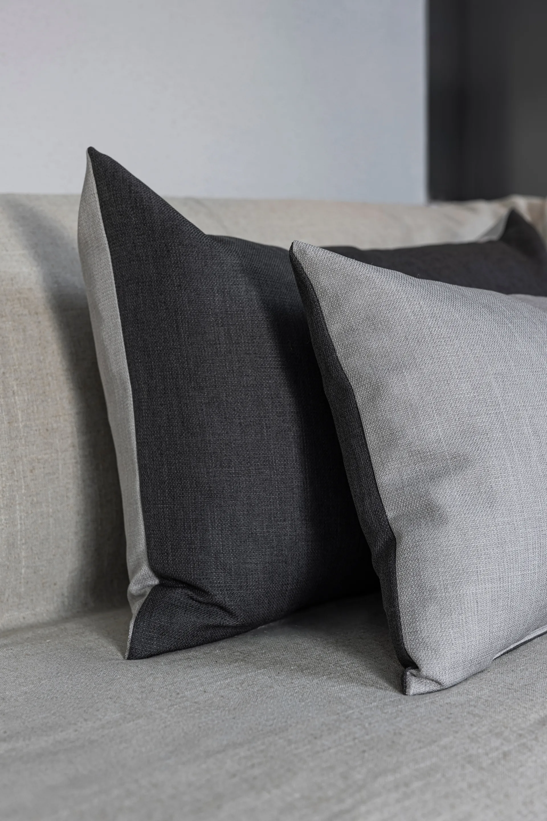 Scala cushion cover, Stone grey, 30x50 cm Mette Ditmer