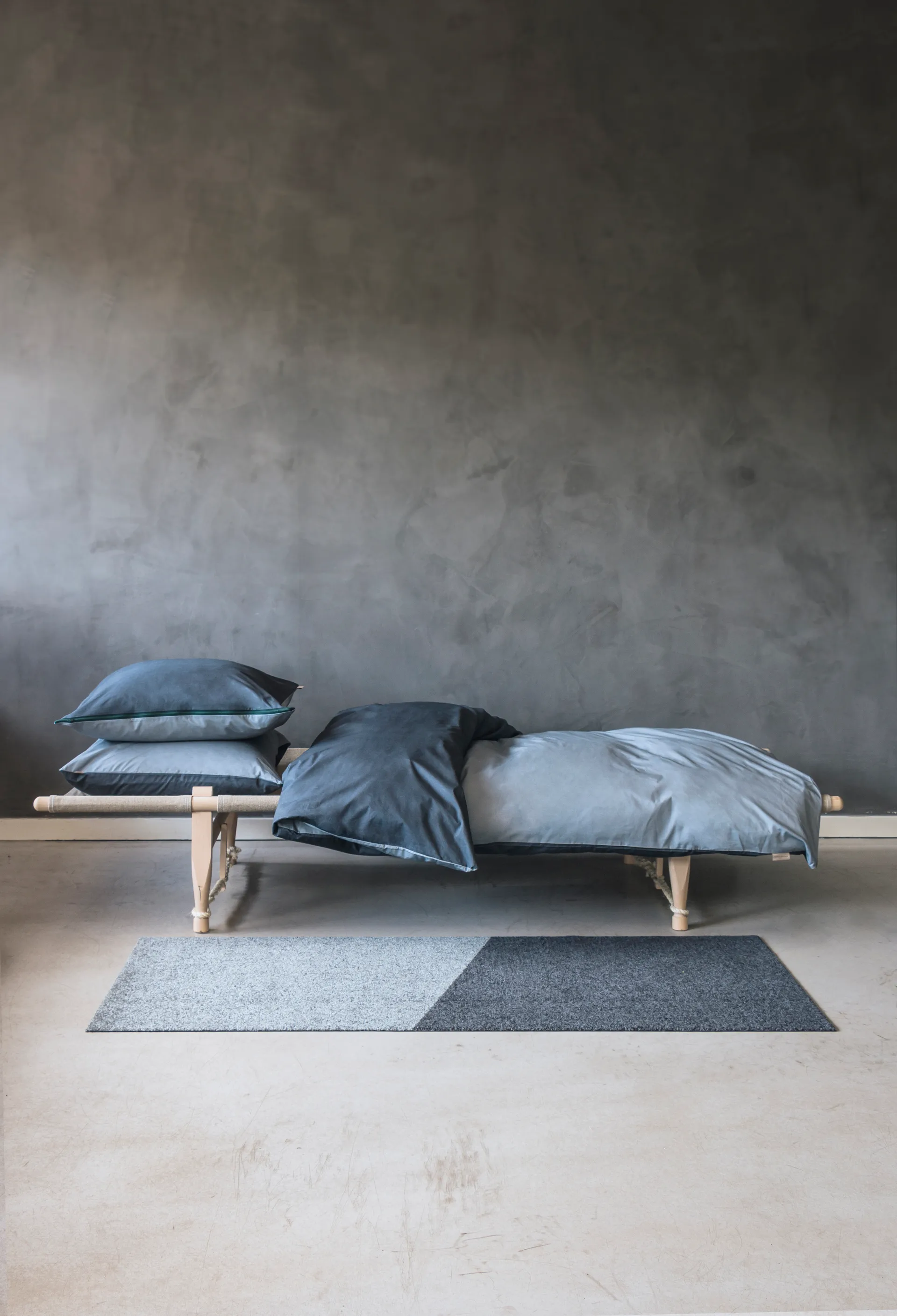 Shades bed set 140x220 cm, grey Mette Ditmer