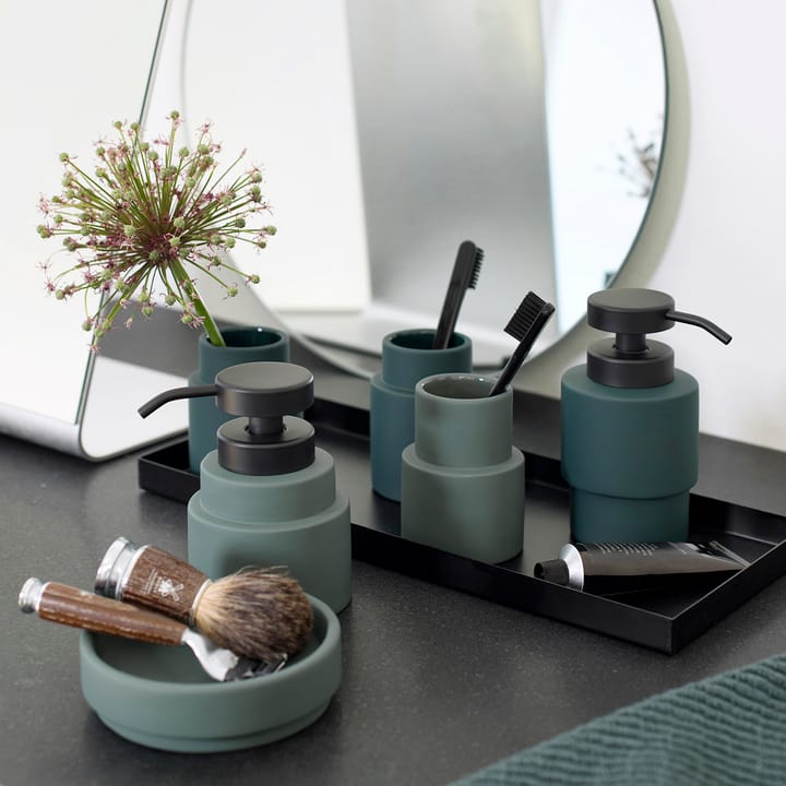 Shades soap dispenser high - pine green - Mette Ditmer