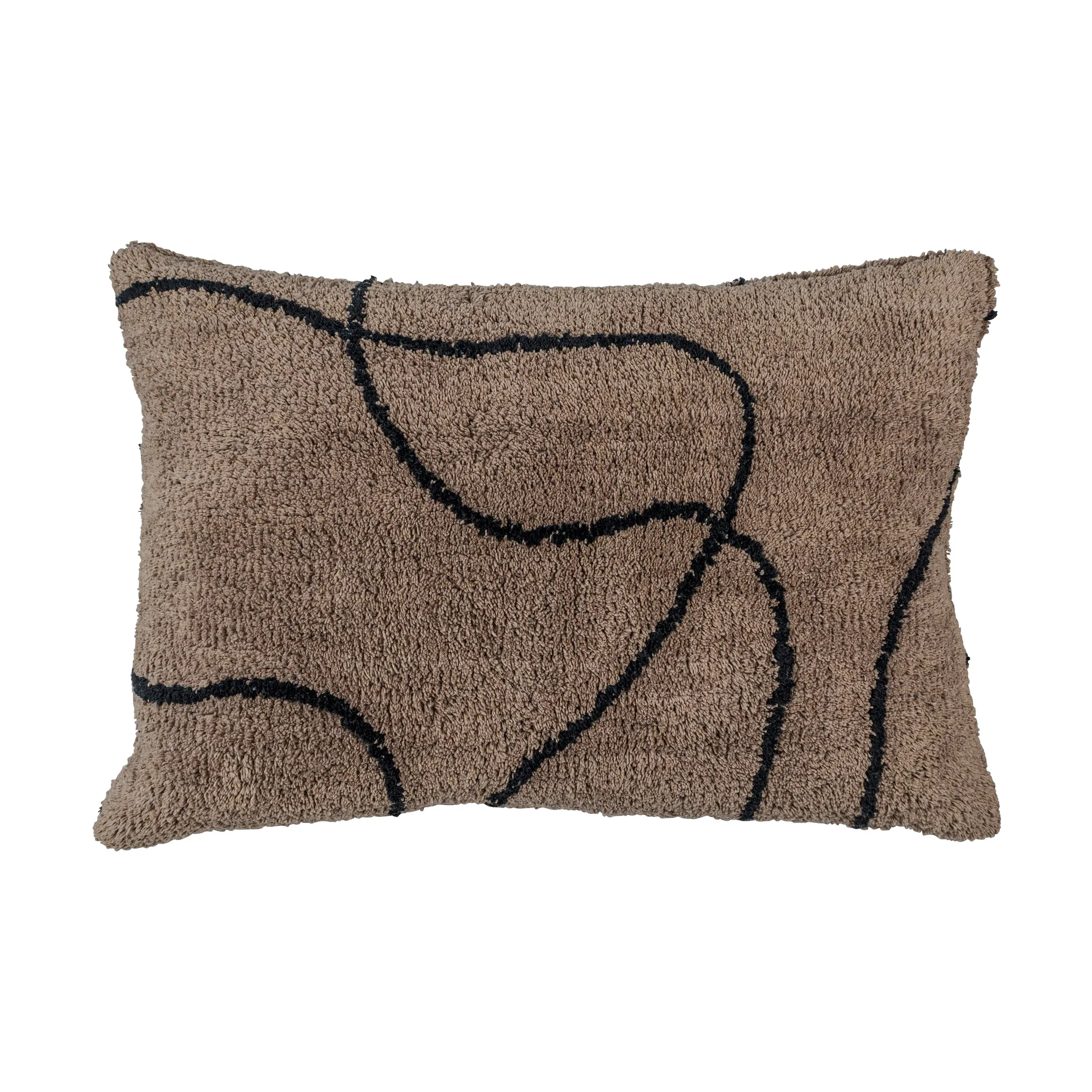 Shadow tufted cushion cover 40x60 cm, Brown Mette Ditmer