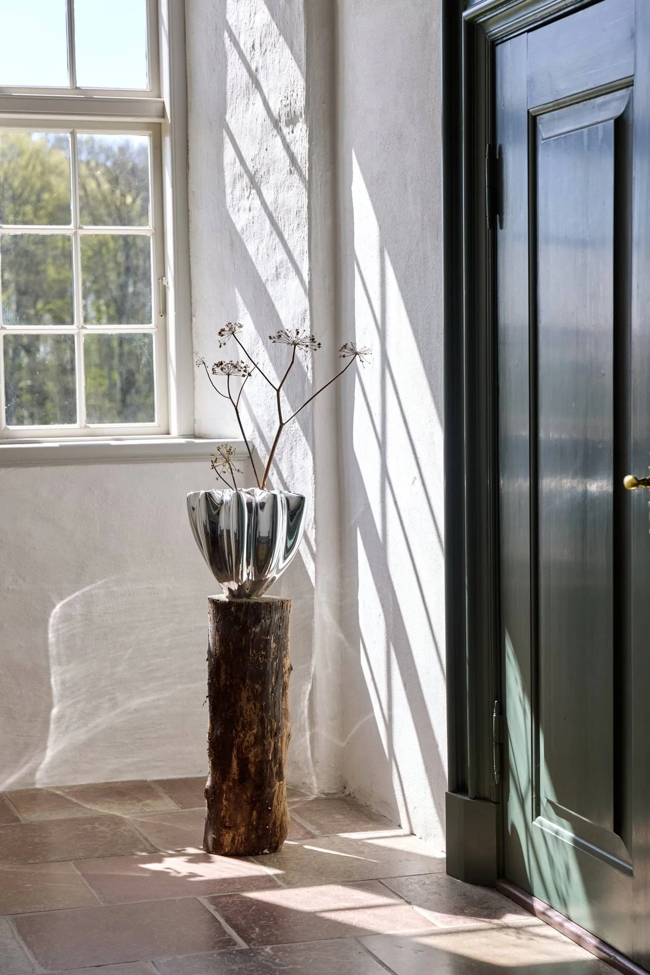 Shell vase, Large, 30 cm, Chrome Mette Ditmer