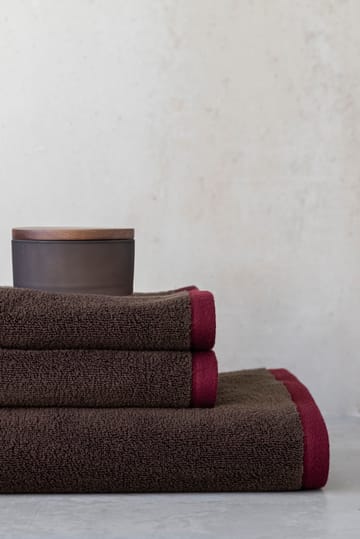 Soft bath towel 70x133 cm - Brown-sand - Mette Ditmer