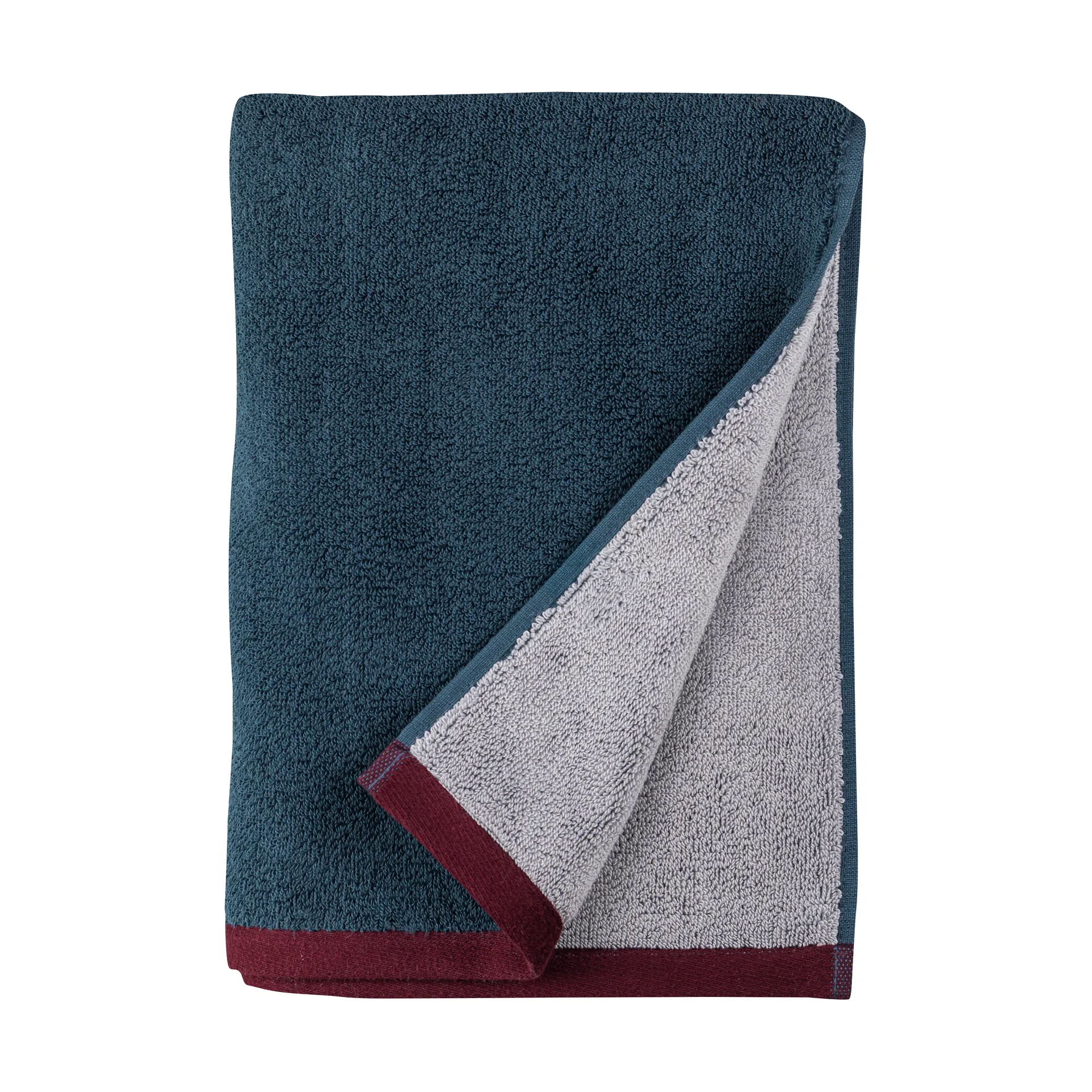 Soft bath towel 70x133 cm, Midnight blue-light grey Mette Ditmer