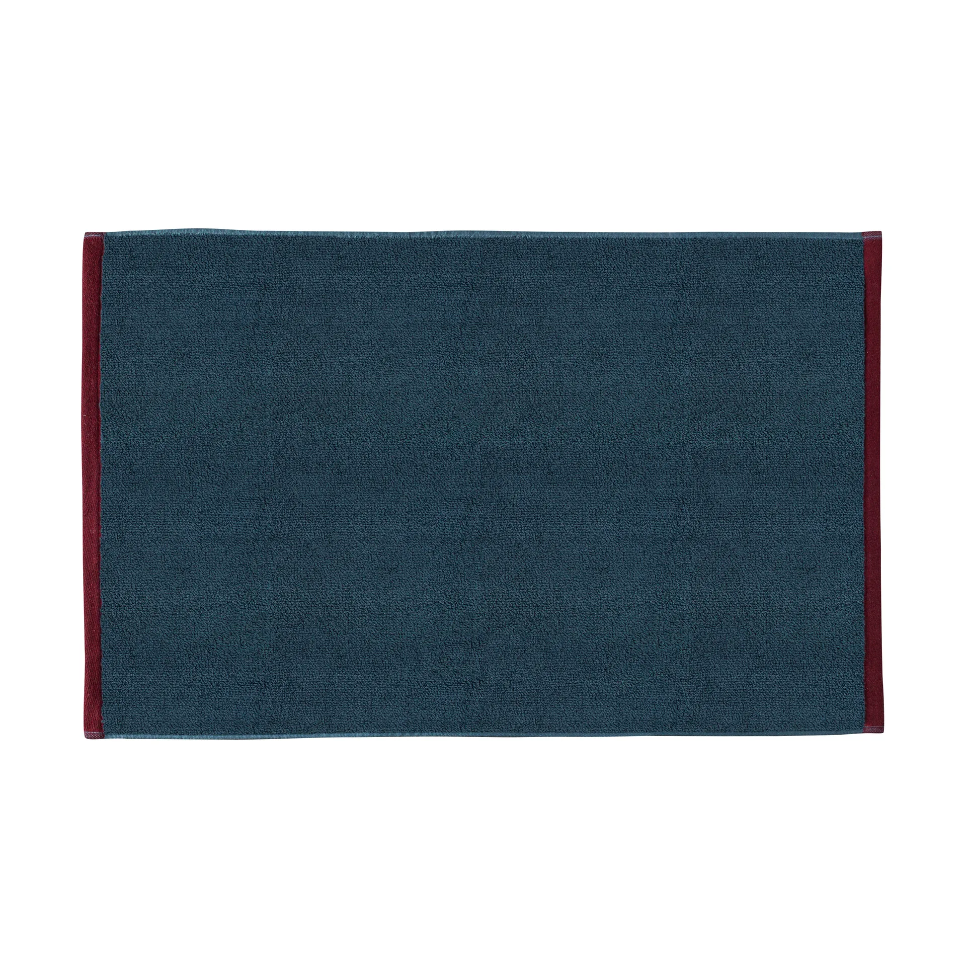 Soft bathroom rug 50x80 cm, Midnight blue-light grey Mette Ditmer