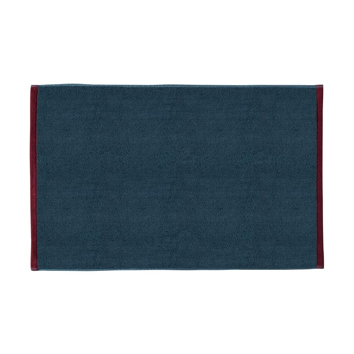 Soft bathroom rug 50x80 cm - Midnight blue-light grey - Mette Ditmer