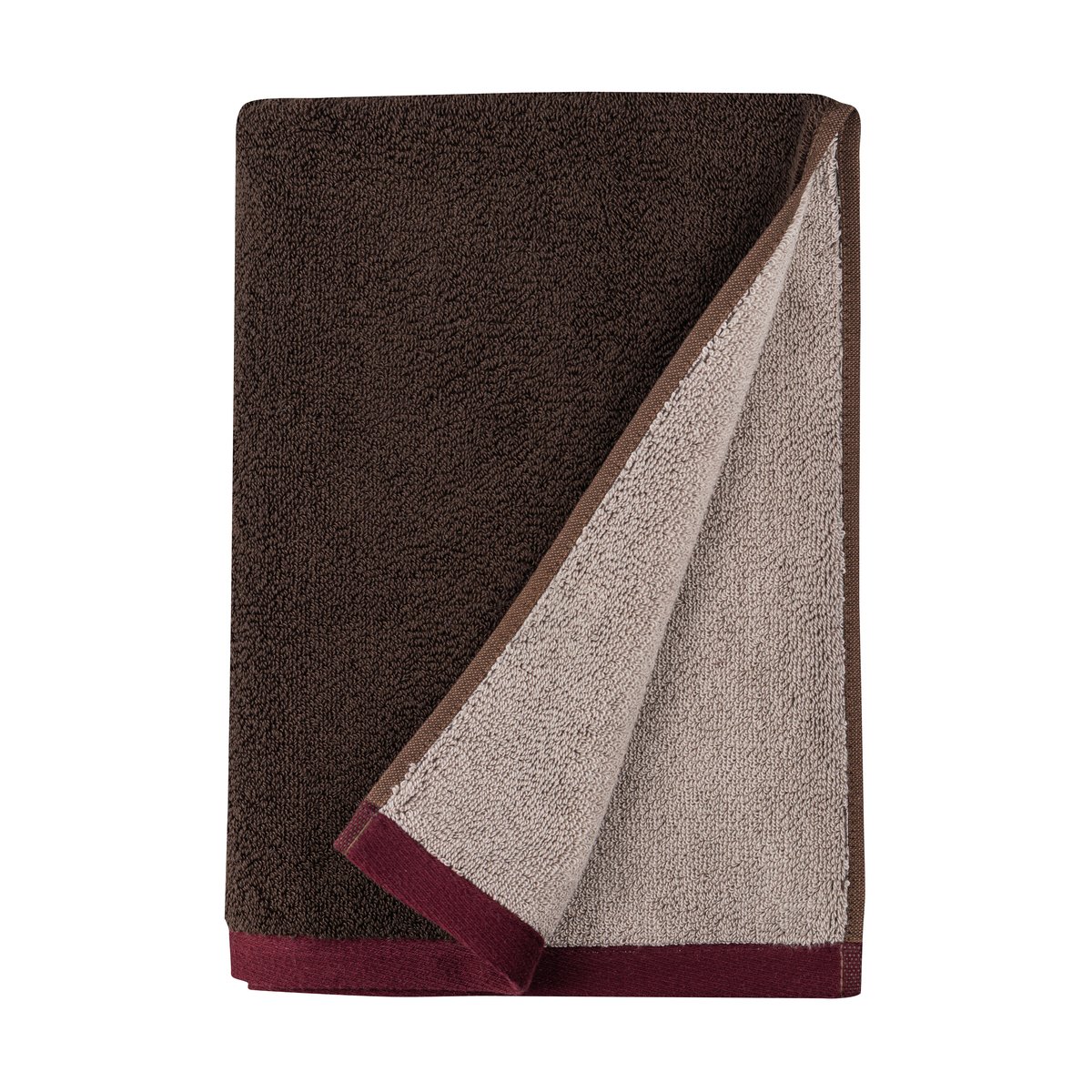 Mette Ditmer Soft towel 50x90 cm Brown-sand | Scandinavian Design | Bath towels | Brown