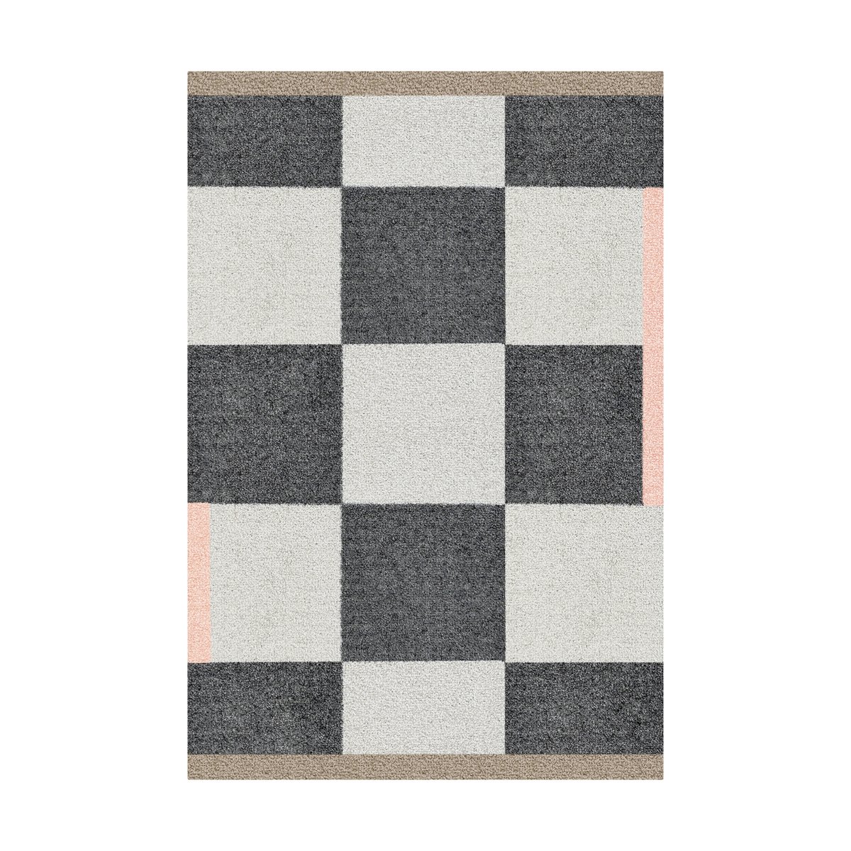 Mette Ditmer Square all-round door mat Dark grey, 55x80 cm