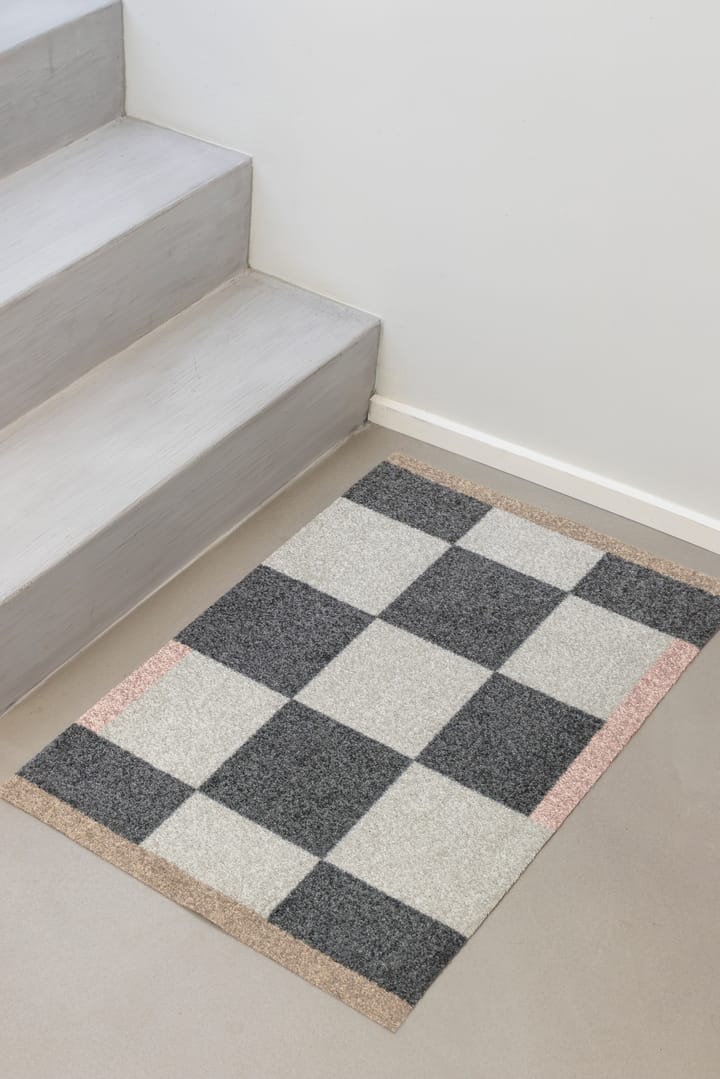 Square all-round door mat - Dark grey, 55x80 cm - Mette Ditmer