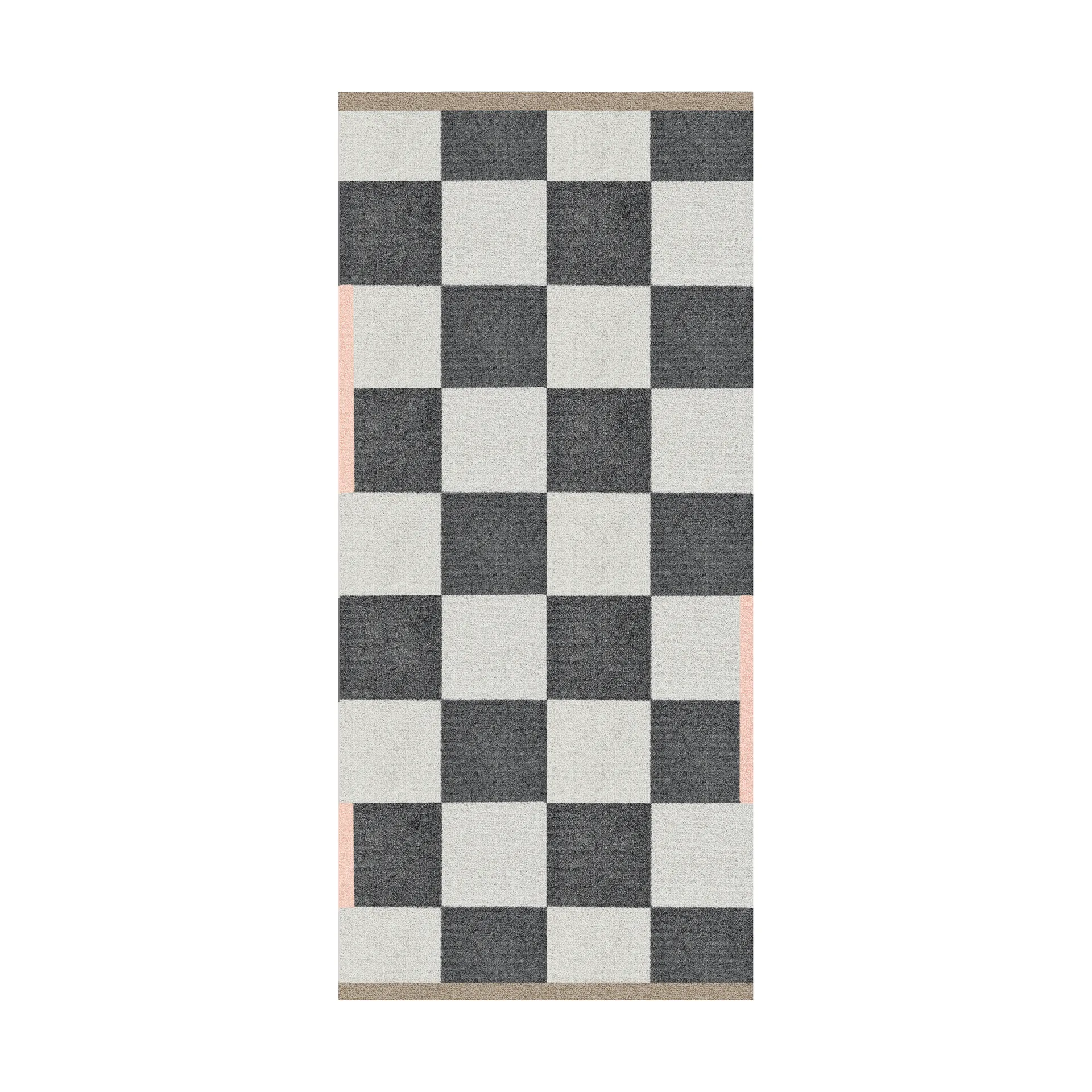Square all-round hallway runner, Dark grey, 70x150 cm Mette Ditmer