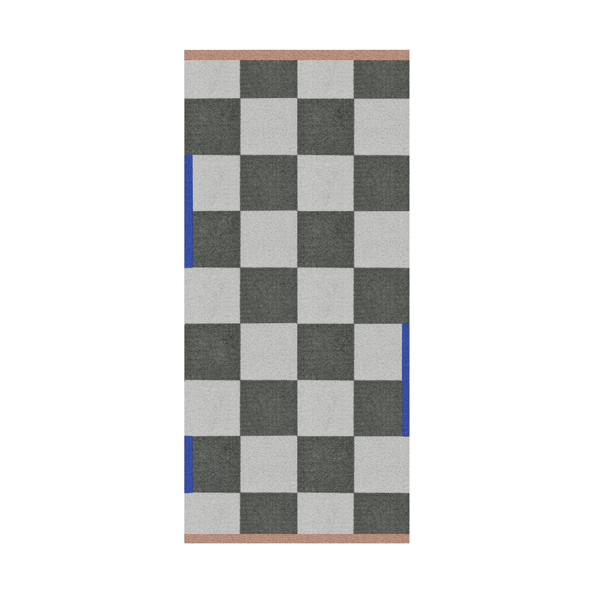Square all-round rug large, Dark olive Mette Ditmer