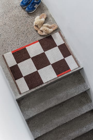 Square all-round rug small - Brown - Mette Ditmer