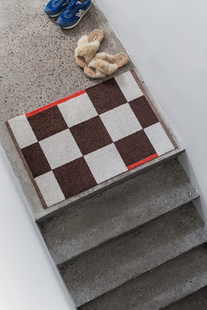Square all-round rug small, Brown Mette Ditmer