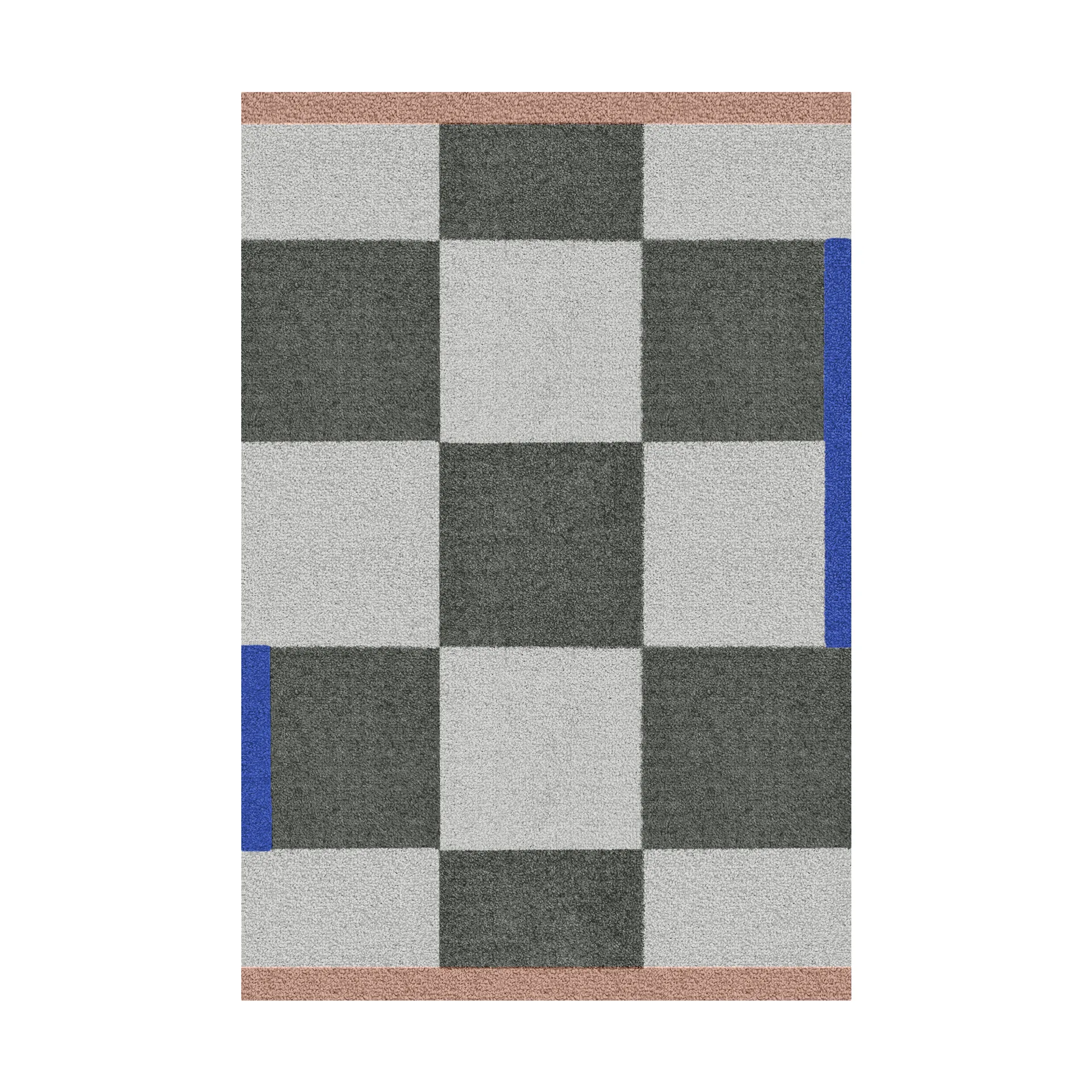 Square all-round rug small, Dark olive Mette Ditmer