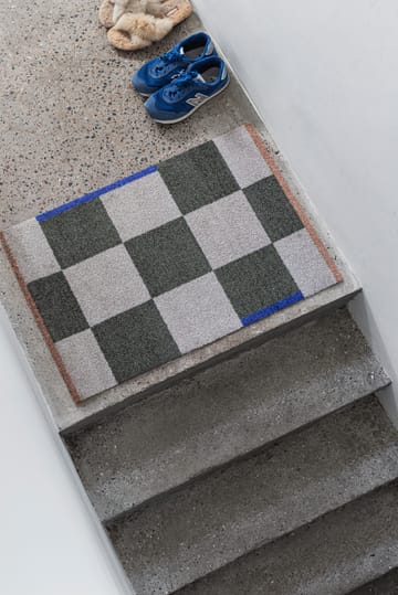 Square all-round rug small - Dark olive - Mette Ditmer