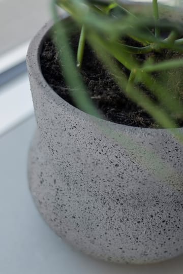 Stone flowerpot Ø17 cm - Grey - Mette Ditmer