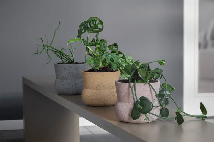 Stone flowerpot Ø17 cm, Grey Mette Ditmer