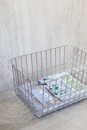 Store-it storage basket medium - Chrome - Mette Ditmer