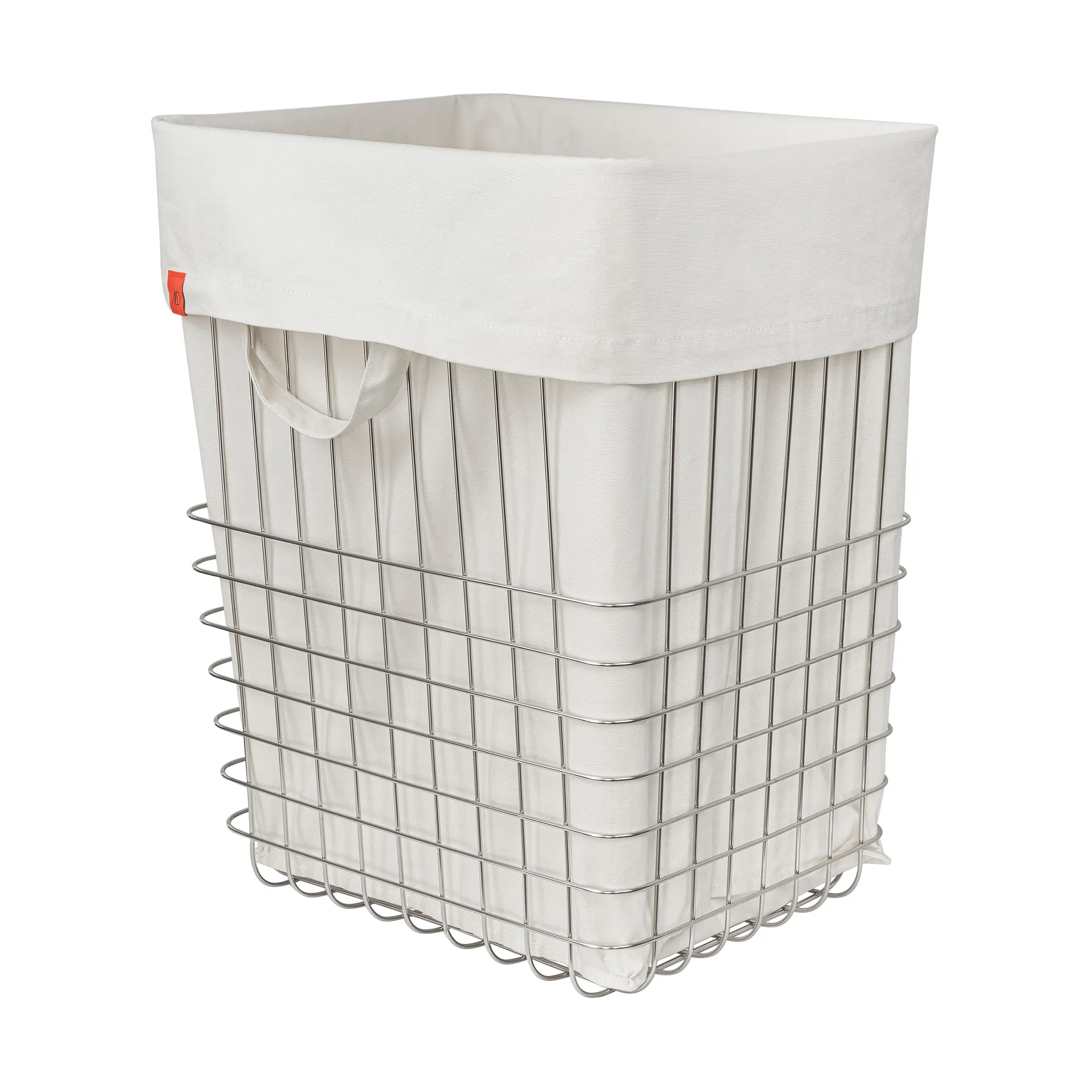 Store-it storage basket with cotton bag large, Chrome Mette Ditmer