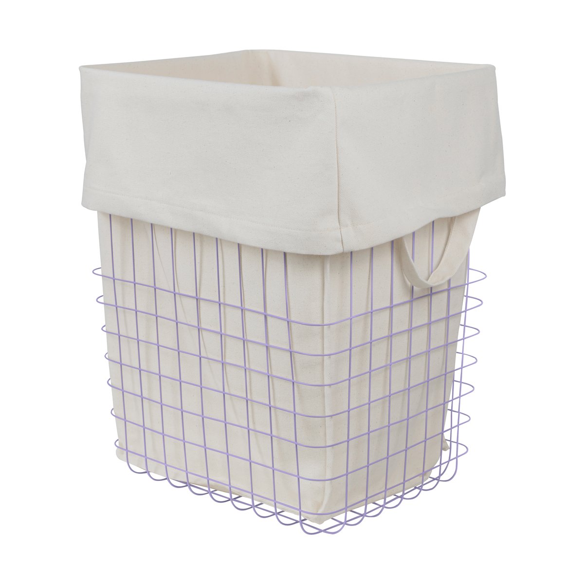 Mette Ditmer Store-it storage basket with cotton bag large Lilac