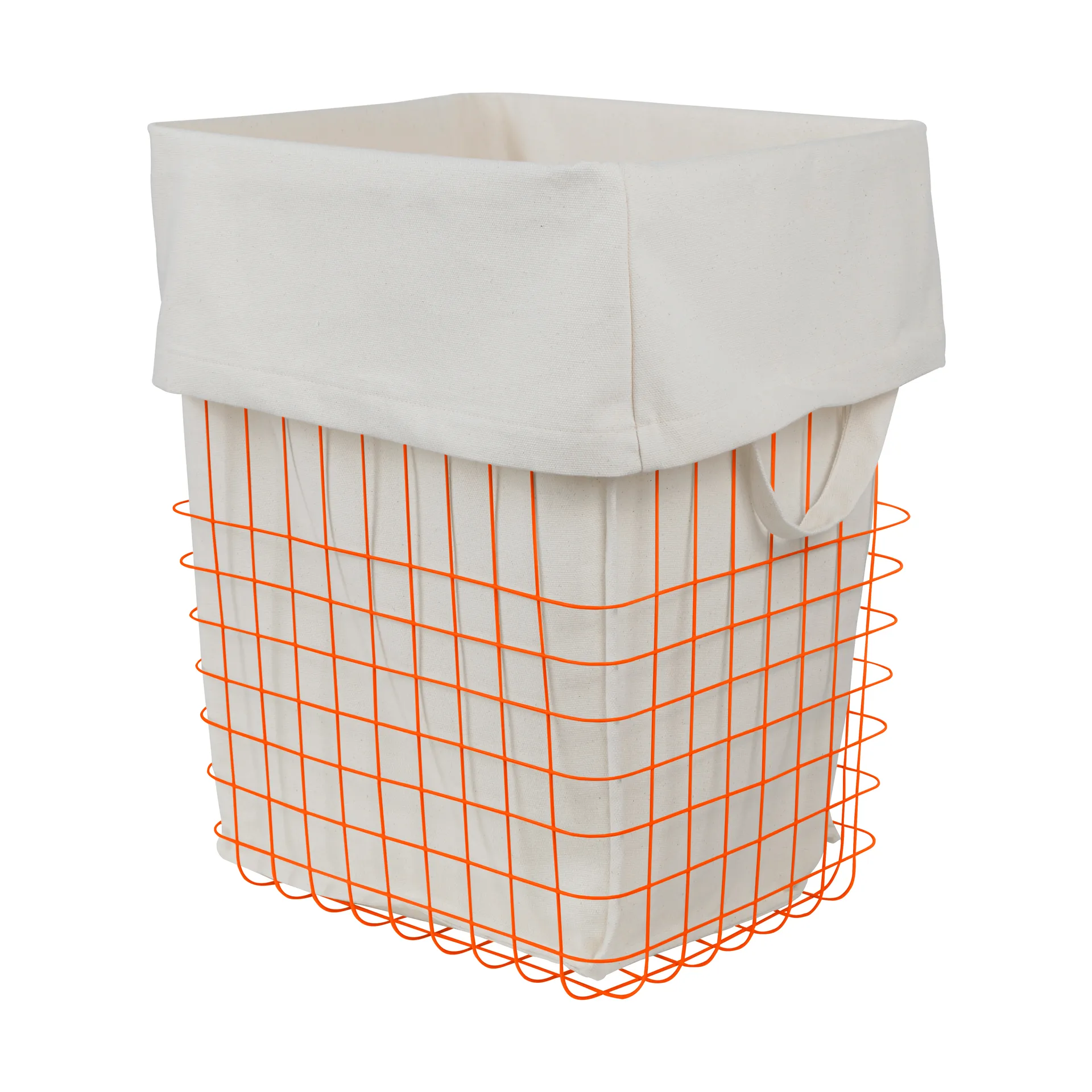 Store-it storage basket with cotton bag large, Orange Mette Ditmer