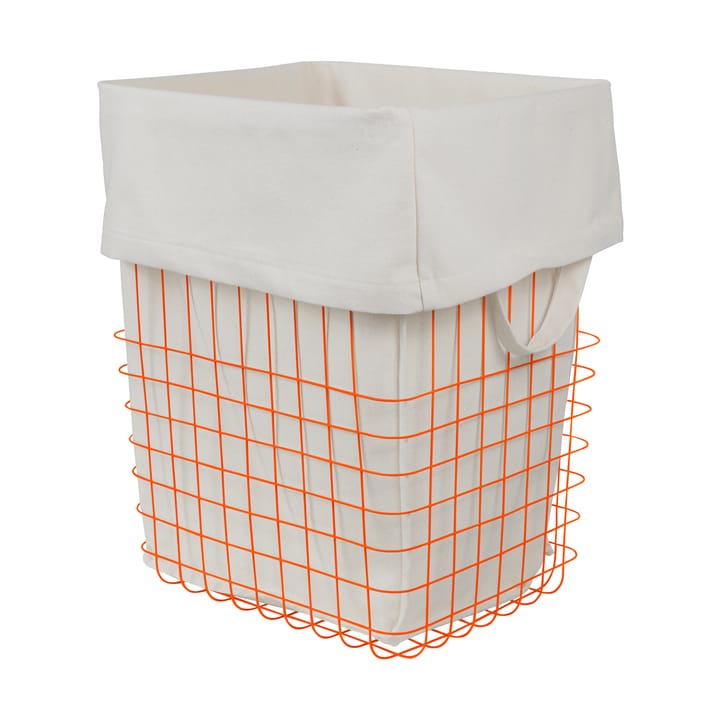 Store-it storage basket with cotton bag large - Orange - Mette Ditmer
