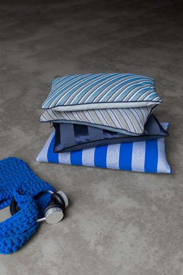 Stripes cushion 40x60 cm - Cobalt - Mette Ditmer