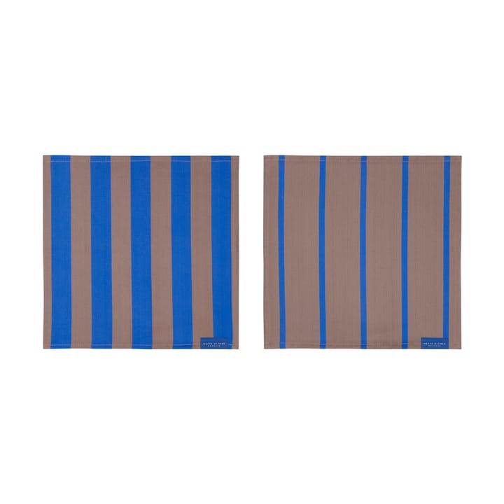 Stripes dishcloth 33x33 cm 2-pack - Blush - Mette Ditmer