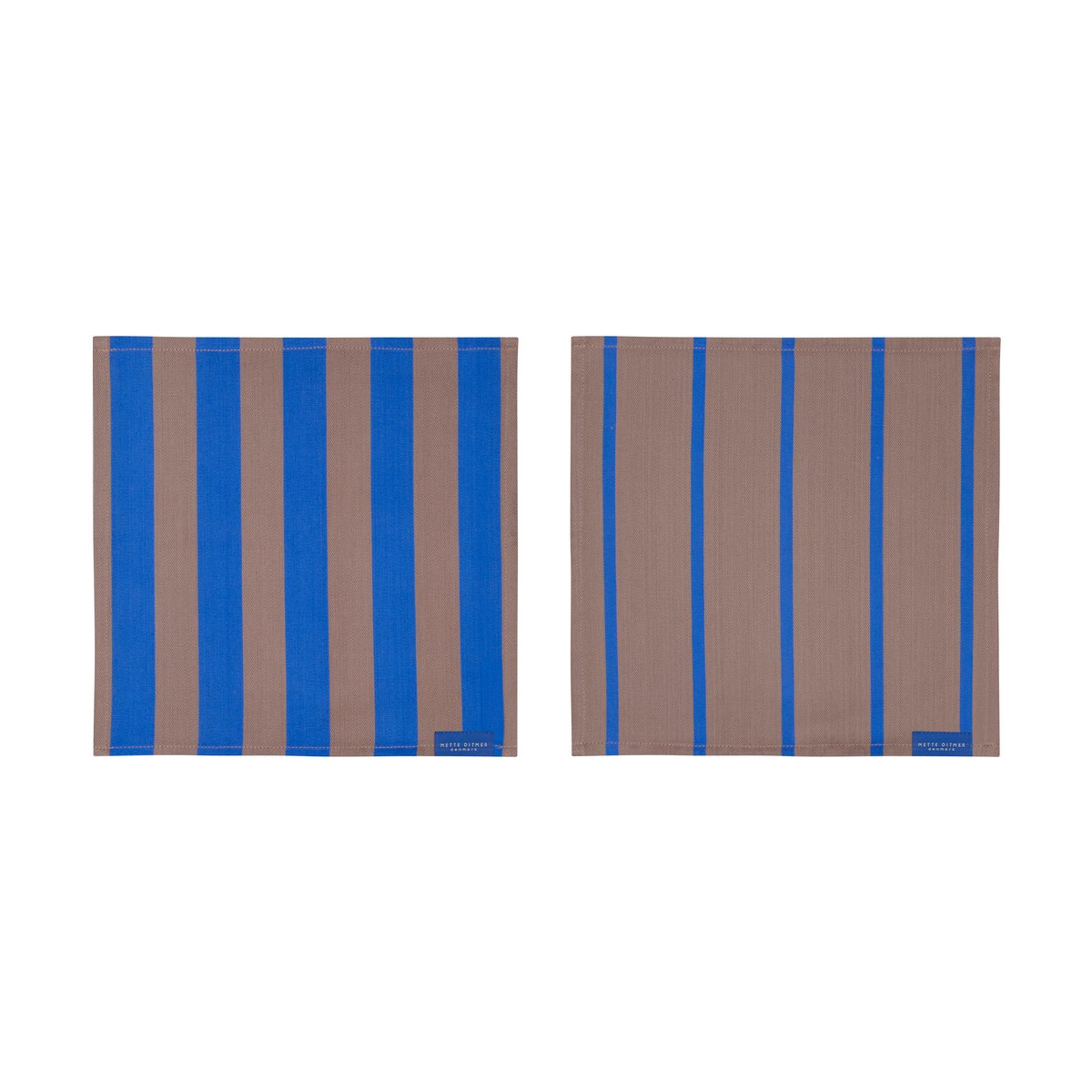 Mette Ditmer Stripes dishcloth 33x33 cm 2-pack Blush