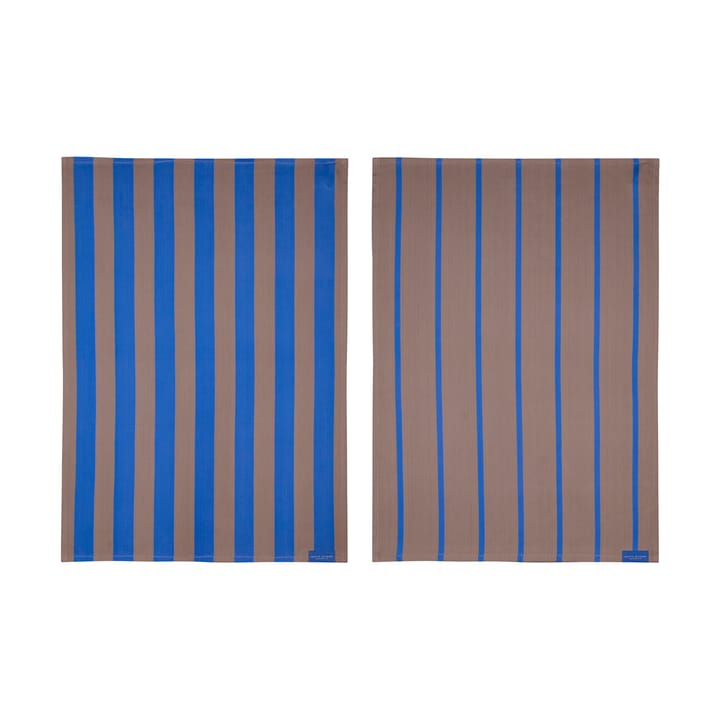Stripes kitchen towel 50x70 cm 2-pack - Blush - Mette Ditmer