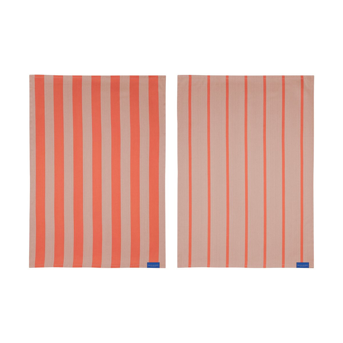Mette Ditmer Stripes kitchen towel 50x70 cm 2-pack Latte
