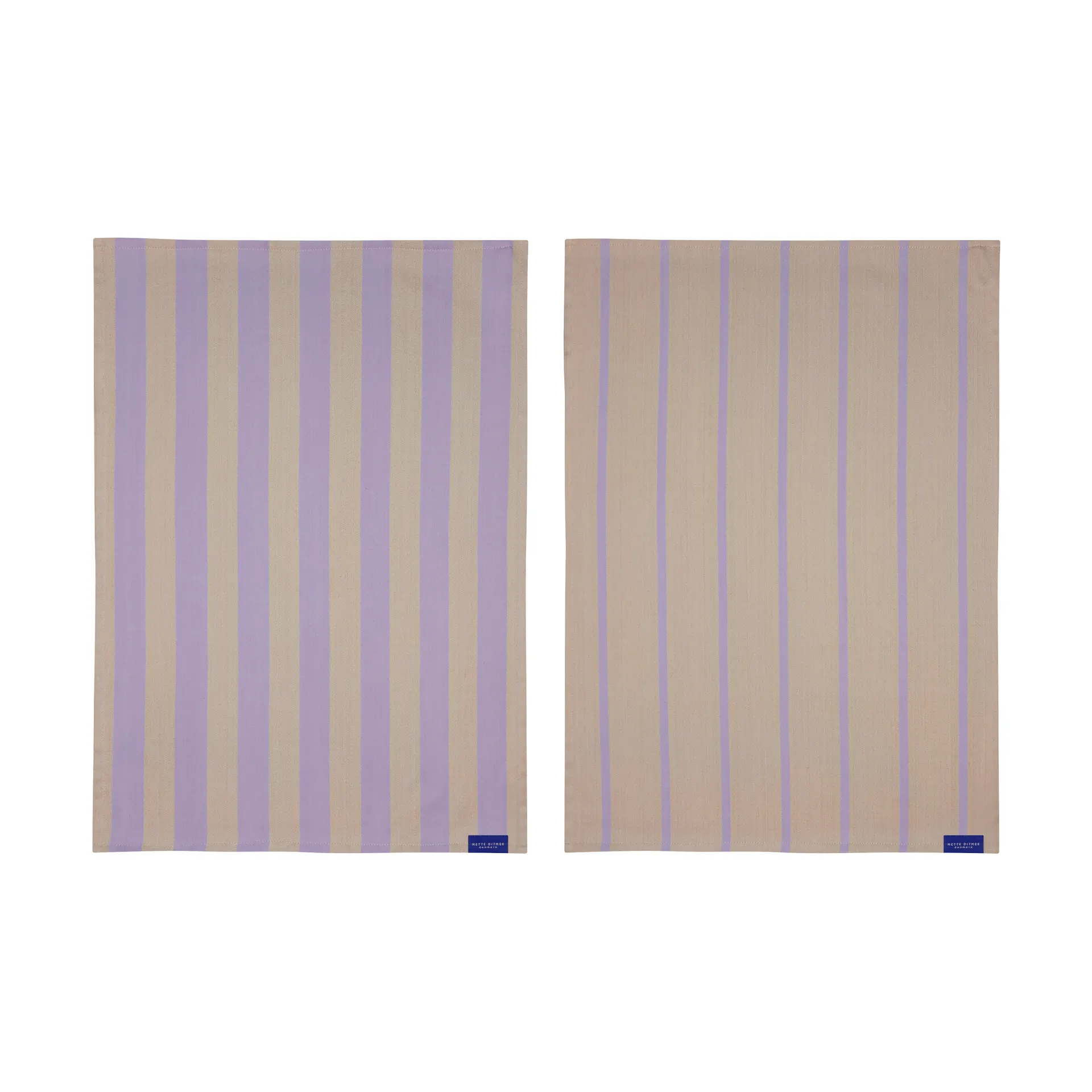Stripes kitchen towel 50x70 cm 2-pack, Sand Mette Ditmer