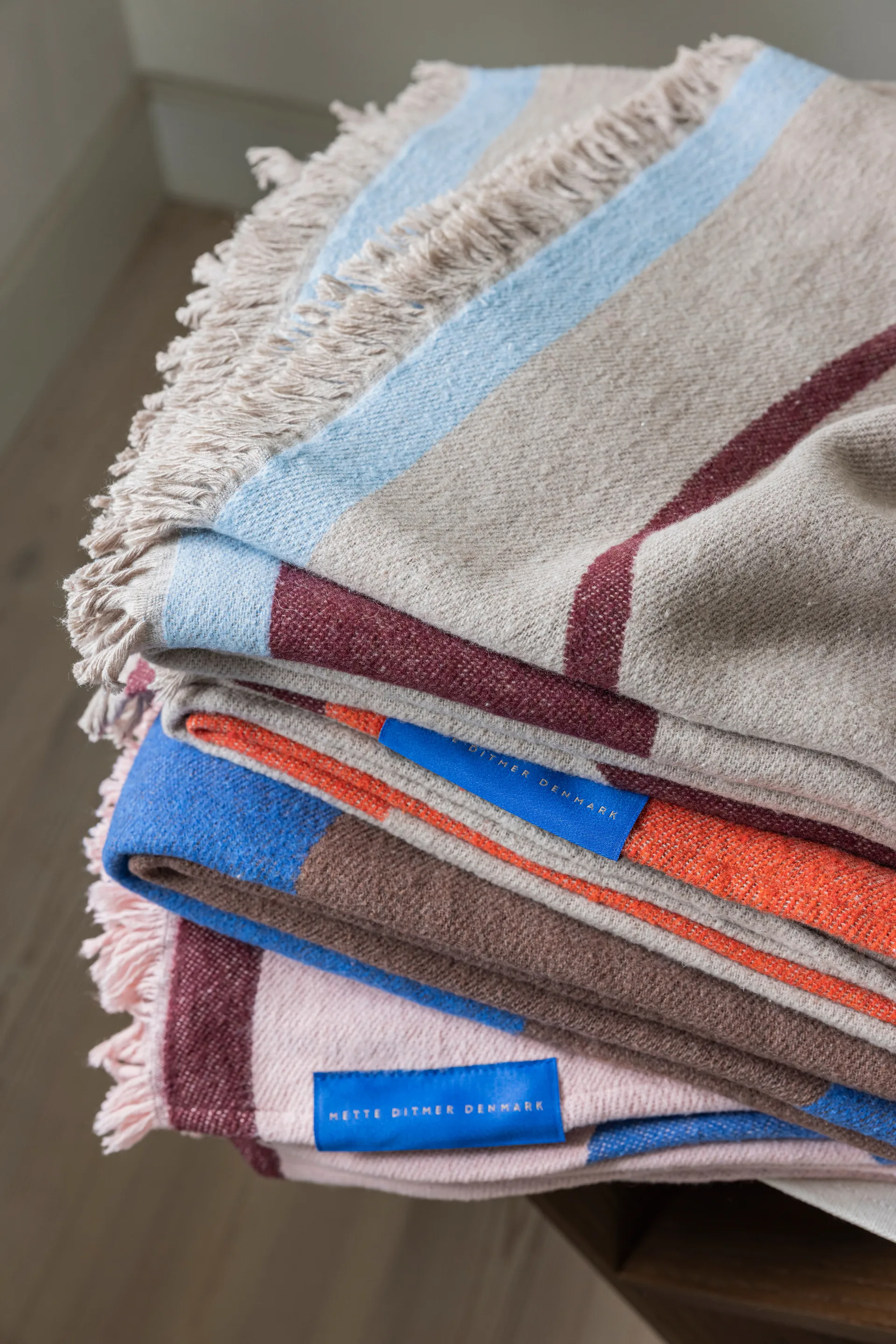 Studio throw blanket, Seashell pink, 130x175 cm Mette Ditmer